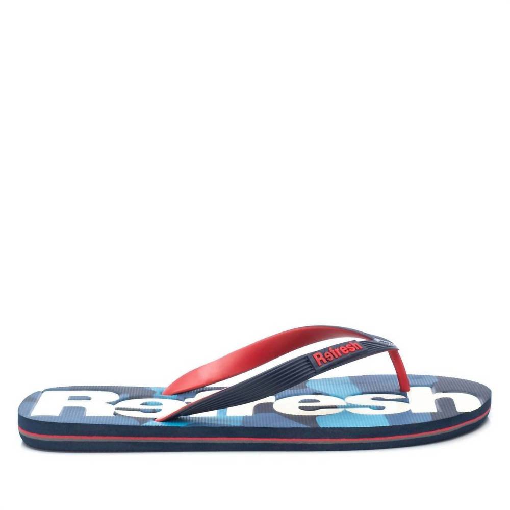NEW XTI men's flip flops in navy
